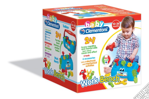 Baby Clementoni - Banchetto Svita E Avvita gioco di Clementoni