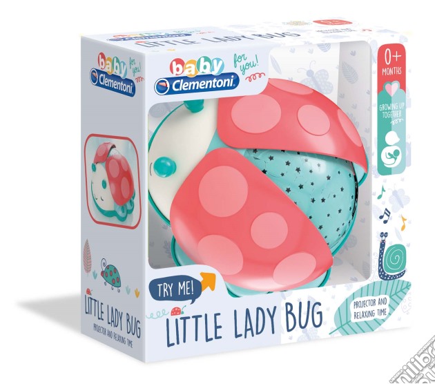 Baby Clementoni - Little Lady Bug Projector gioco di Clementoni
