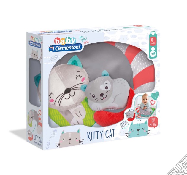Baby Clementoni - Kitty-Cat Tummy Pillow gioco di Clementoni
