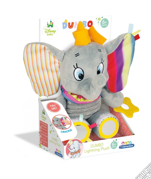 Baby Clementoni - Dumbo First Activities Peluche gioco di Clementoni