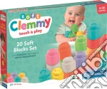 Baby Clementoni Clemmy Confezione 20 Mattoncini Made In Italy giochi