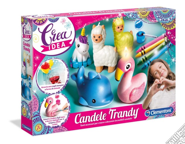 Crea Idea - Candele Trandy gioco di Clementoni