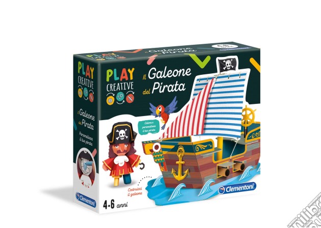 Play Creative - Il Galeone Dei Pirati gioco di Clementoni