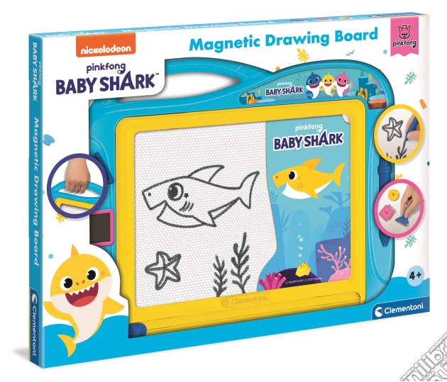Clementoni Lavagne Magnetiche Baby Shark - Lavagna Magnetica gioco