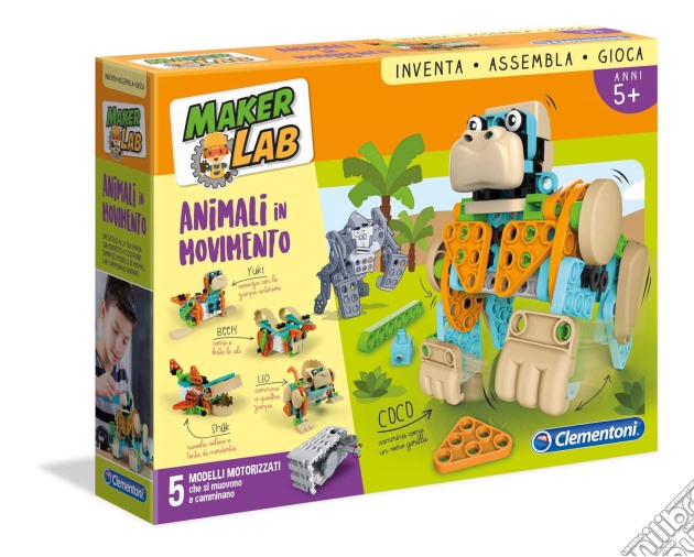 Scienza E Gioco - Maker Lab - Animali In Movimento gioco di Clementoni