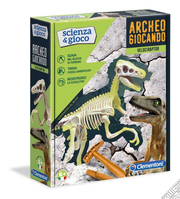 Clementoni: Scienza E Gioco - Archeogiocando - Velociraptor gioco
