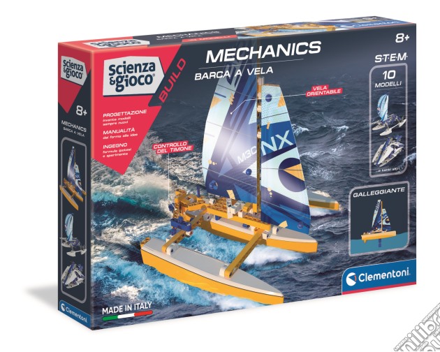 Clementoni: Scienza E Gioco - Build - Barca A Vela gioco