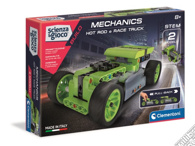 Clementoni: Build - Hotrod + Race Truck gioco