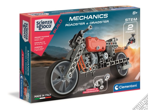 Clementoni: Build - Roadster + Dragster gioco