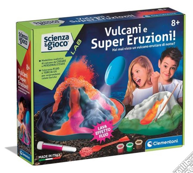 Clementoni Scienza E Gioco Vulcani E Super Eruzioni Made In Italy gioco