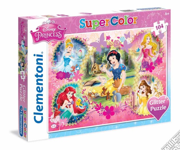 Puzzle 104 Pz - Glitter - Principesse Disney puzzle