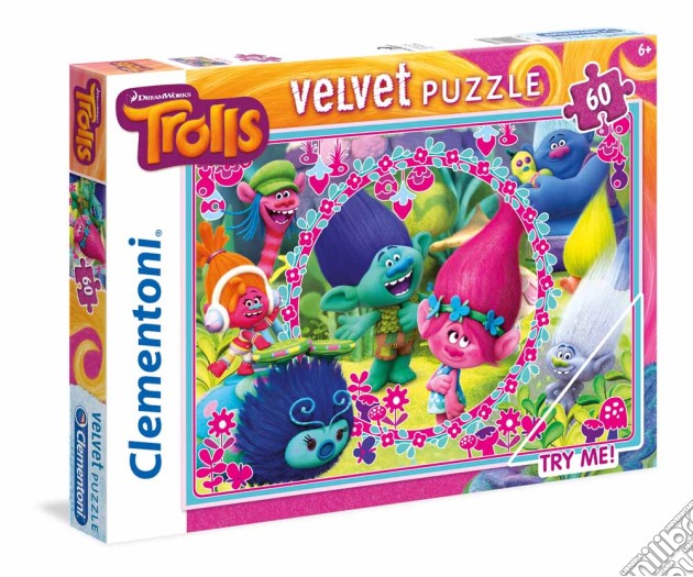 Puzzle 60 Pz - Trolls - Velvet puzzle