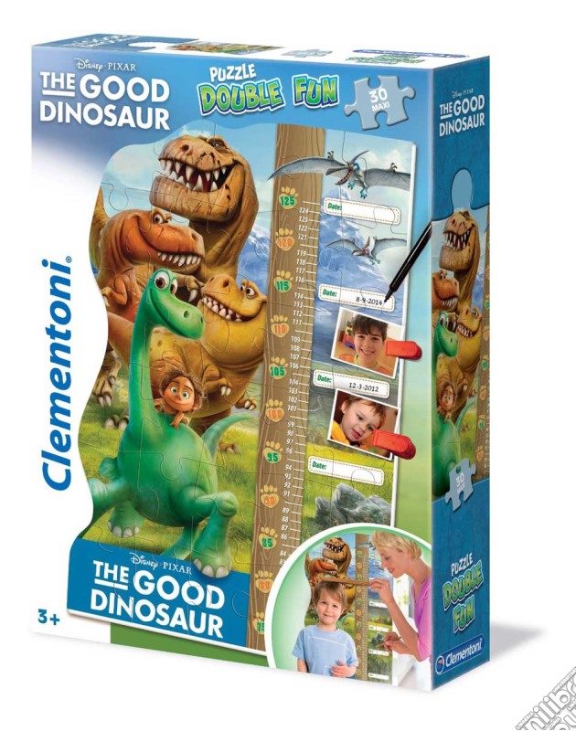 The Good dinosaurs. Puzzle double fun puzzle