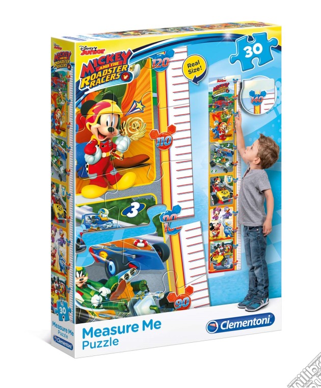 Disney: Clementoni - Puzzle Measure Me - Mickey Roadster Racers puzzle di Clementoni