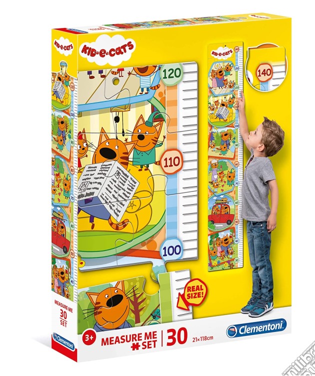 Puzzle Measure Me - Kid And Cats puzzle