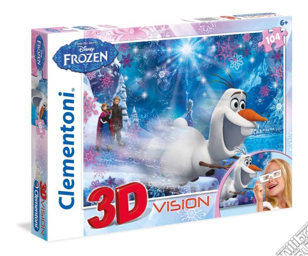 Puzzle 104 Pz - 3D - Frozen puzzle di Clementoni