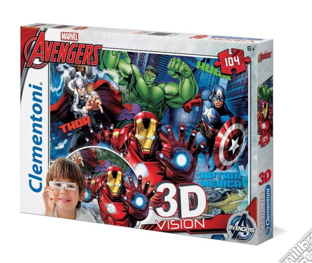 3D Avengers (Puzzle 104 pz) puzzle
