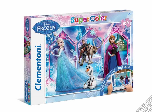 Puzzle App - Puzzle 104 Pz - Frozen #02 puzzle di Clementoni