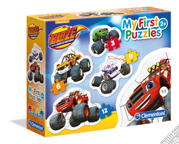 My First Puzzles - Blaze E Le Mega Macchine gioco di Clementoni