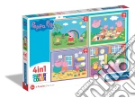 Peppa Pig: Clementoni - Puzzle Made In Italy Bambino 4In1 giochi