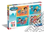 Dc Comics: Clementoni - Puzzle Made In Italy Dc Superfriends Bambino 4In1 giochi