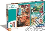 Disney: Clementoni - Puzzle Made In Italy Disney Classics Bambino 4In1