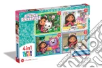 Gaby's Dollhouse: Clementoni - Puzzle Made In Italy 4 In 1 Bambino giochi