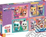 Clementoni Puzzle Bambini Super Kitties4in1 Pz Made In Italy giochi