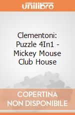 Clementoni:  Puzzle 4In1 - Mickey Mouse Club House giochi