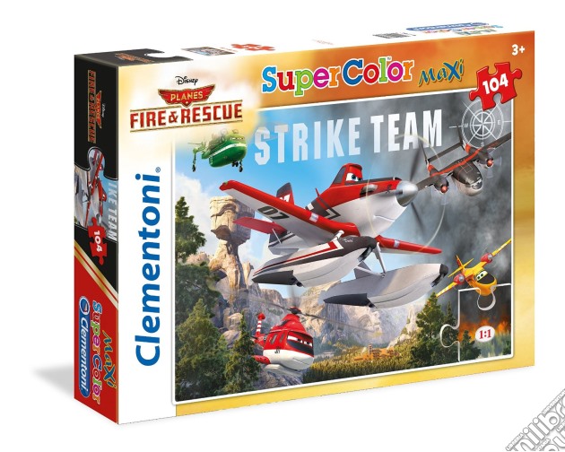 Planes 2 - Missione Antincendio - Puzzle Maxi 104 Pz - Squadra puzzle di Clementoni