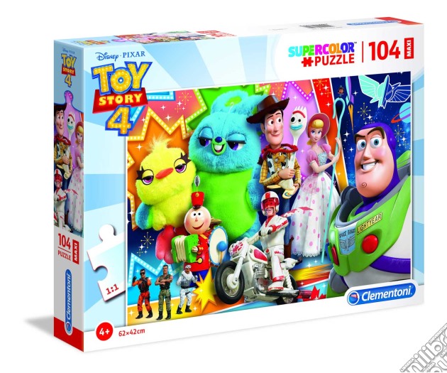 Disney: Clementoni - Toy Story 4 - Puzzle Maxi 104 Pz puzzle di Clementoni