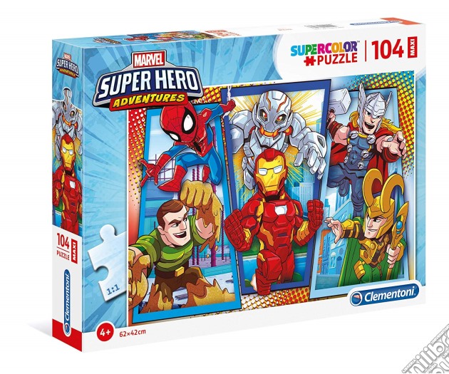 Puzzle Maxi 104 Pz - Marvel Super Hero puzzle