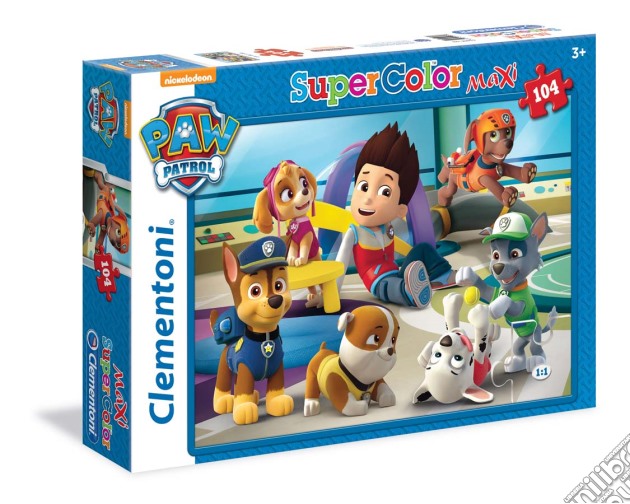 Paw Patrol: Clementoni - Puzzle Maxi 104 Pz - What's Up, Pups? puzzle