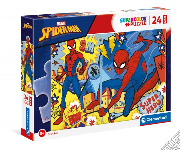 Marvel: Clementoni - Puzzle Maxi 24 Pz - Spider Man puzzle