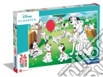 Disney: Clementoni - Puzzle Made In Italy Disney Animals Bambino 24 Maxi