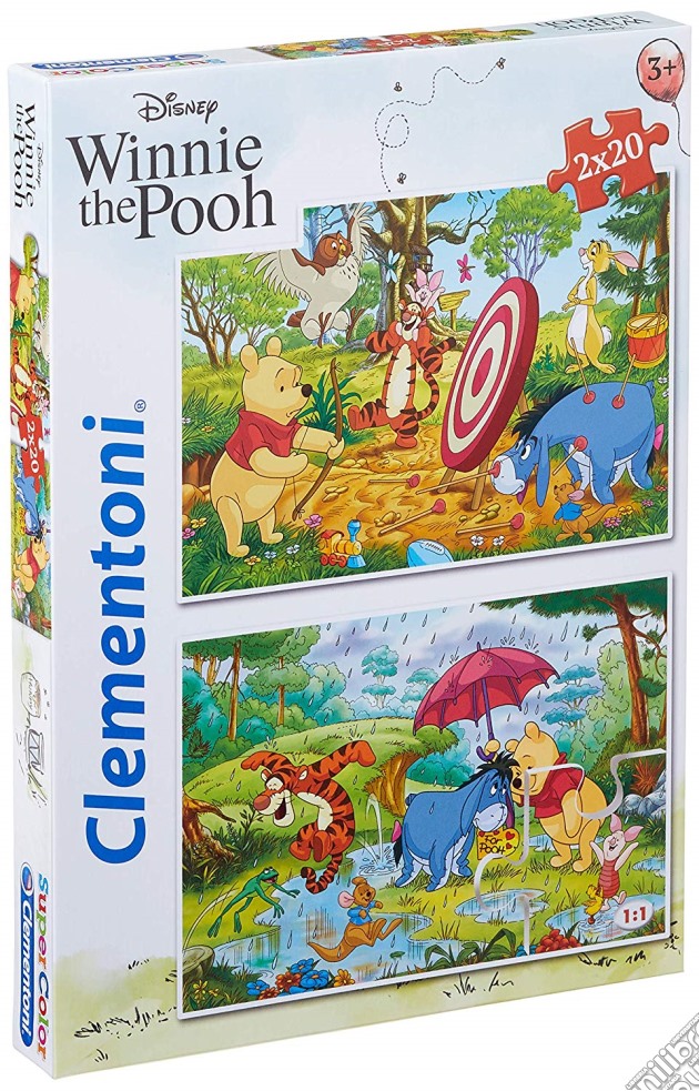 Disney: Clementoni - Puzzle 2X20 Pz - Winnie The Pooh puzzle di Clementoni