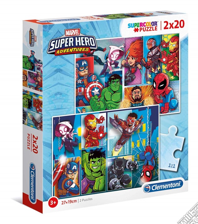 Puzzle 2X20 Pz - Marvel Super Hero puzzle