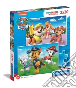 Paw Patrol: Clementoni - Puzzle Made In Italy Bambino 2X20 giochi