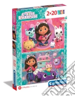 Gaby's Dollhouse: Clementoni - Puzzle Made In Italy 2X20 Pz Bambino giochi