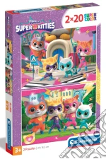Clementoni Puzzle Bambini Super Kitiies2x20 Pz Made In Italy giochi