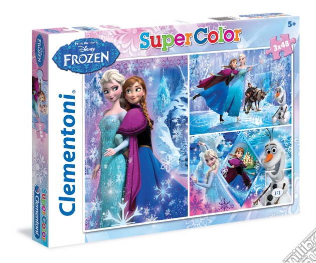 Puzzle 3x48 Pz - Frozen puzzle di Clementoni