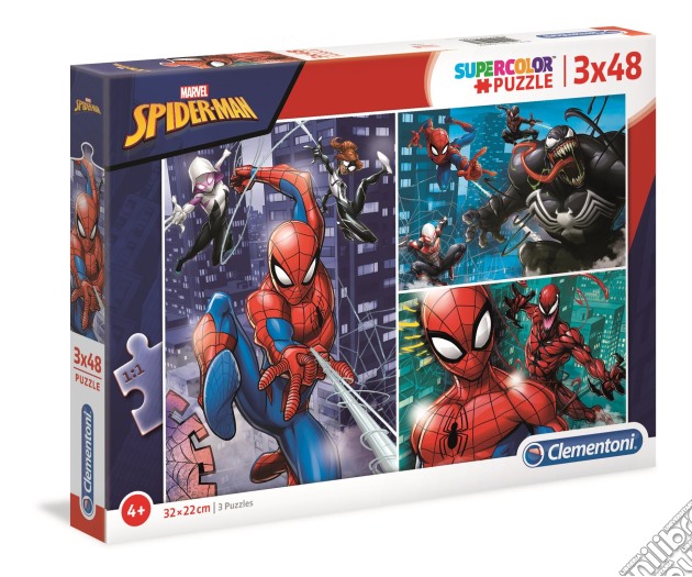 Puzzle 3 X 48 Pz - Spider Man puzzle di Clementoni