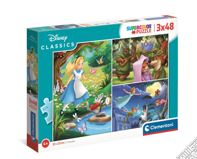 Disney: Clementoni - Puzzle 3X48 Pz - Disney Classic puzzle