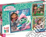 Clementoni Puzzle Bambini Gabby's Dollhouse3x48 Pz Made In Italy giochi