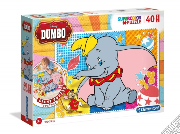 Puzzle Da Pavimento 40 Pz - Dumbo puzzle di Clementoni