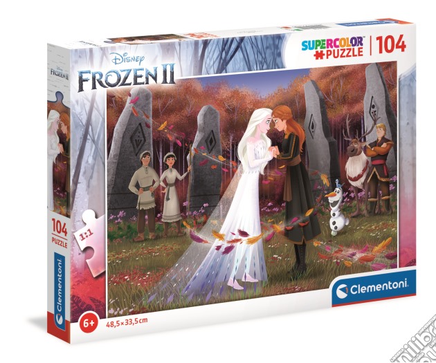 Disney: Clementoni - Frozen II - 25719 Supercolor Puzzle 104 Pz puzzle
