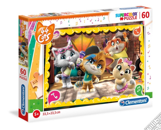 44 Gatti: Clementoni - Supercolor Puzzle 60 Pz puzzle di Clementoni