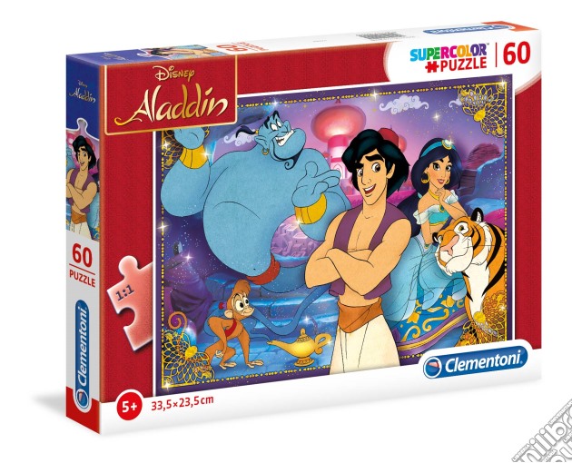 Disney: Clementoni - Puzzle 60 Pz - Aladdin puzzle di Clementoni