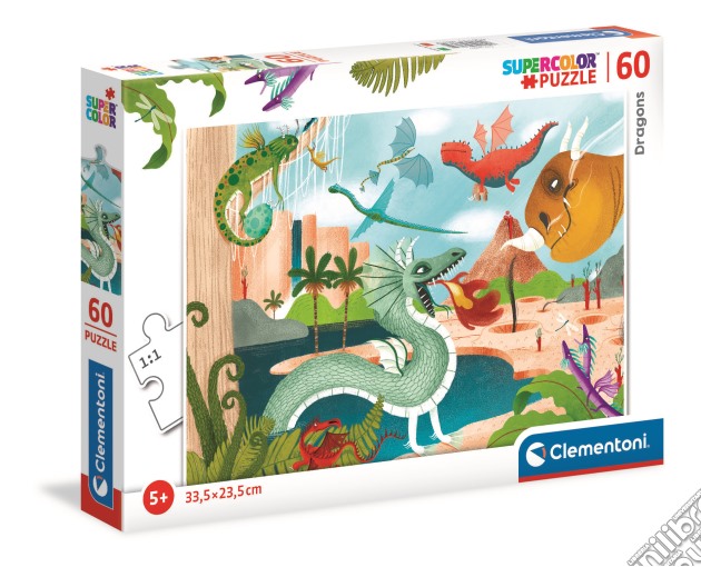 Clementoni: Puzzle 60 Pz - Dragons puzzle