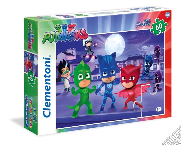 Puzzle Maxi 60 Pz - Super Pigiamini - Pj Masks puzzle di Clementoni